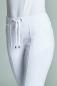Preview: 7/8-Sweathose Damen Schlupfhose mit Gummizug Kordel weiß Leiber