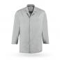 Preview: Leiber HACCP Jacke langarm Druckknöpfe hellgrau