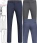 Preview: Greiff Herren Hose Pinpoint Modern Slim Fit