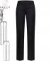 Preview: Greiff Damenhose schwarz MODERN Regular Fit