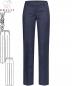 Preview: Greiff Damenhose dunkelblau MODERN Regular Fit