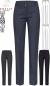 Preview: Greiff Damen-Hose BASIC Slim Fit marine