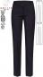 Preview: Greiff Damen-Hose BASIC Slim Fit schwarz