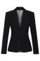 Preview: Greiff Blazer Damen schwarz Premium Slim Fit 2-Knopf