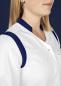 Preview: Kasack Damen kurzarm Stretch Brusttasche weiß/farbig