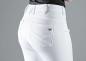 Preview: 5-Pocket-Röhren-Jeans Damen weiß Stretch