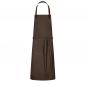 Preview: Latzschürze mit Tasche Canvas washed