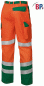 Preview: Warnschutzhose warnorange/grün a