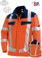 Preview: Warnschutzjacke orange/dunkelblau