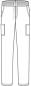 Preview: Schlupfhose Cargohose farbig