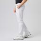 Preview: Herren Arbeitshose weiß 5-Pocket-Jeans Stretch