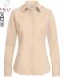 Preview: Greiff Damen-Bluse beige langarm Basic Regular Fit