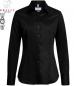 Preview: Greiff Damen Bluse schwarz Premium langarm Stretch Regular Fit