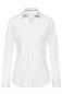 Preview: Damen Bluse langarm weiß Stretch Greiff Regular Fit
