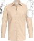 Preview: Greiff Herren-Hemd beige langarm Basic Regular Fit