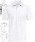 Preview: Greiff Hemden weiß kurzarm, Herren-Hemd, 1/2 Arm, Basic, Regular Fit, weiß