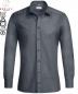 Preview: Herren Hemd anthrazit langarm Greiff BASIC Slim Fit