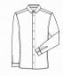 Preview: Herren Hemd langarm weiß Stretch Greiff Premium