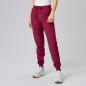 Preview: Damen-Schlupfhose bordeaux slimfit Stretch Arbeitshose mit Gummizug