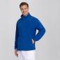 Preview: Herren Fleecejacke königsblau Regular Fit farbig