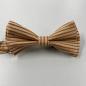 Preview: Fliege gold terracotta gestreift