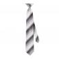 Preview: Krawatte mit Clip gestreift