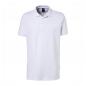 Preview: Poloshirt weiß Herren & Damen Stretch kurzarm