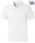 Preview: Poloshirt weiss Damen & Herren kurzarm