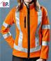 Preview: Warnschutzjacke Softshell Damen orange