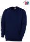 Preview: BP® Sweatshirt nachtblau unisex, 1/1 Arm, farbig einzeln, Langarm
