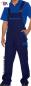 Preview: Latzhose dunkelblau/königsblaub