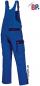 Preview: Latzhose königsblau/dunkelblaua