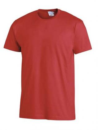 Leiber T-Shirt Rundhals rot