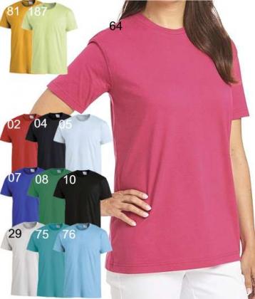 Leiber T-Shirt Rundhals, farbig