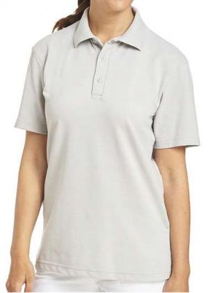 Leiber Poloshirt silbergrau Damen und Herren