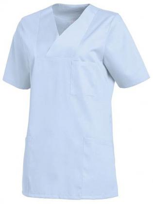 Preview: Damen Schlupfkasack hellblau kurzarm Leiber