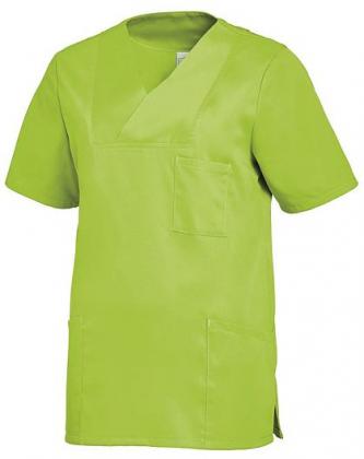 Damen Schlupfkasack maigrün kurzarm Leiber