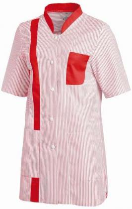 Preview: Leiber Hosenkasack weiß/rot gestreift mit Besatz