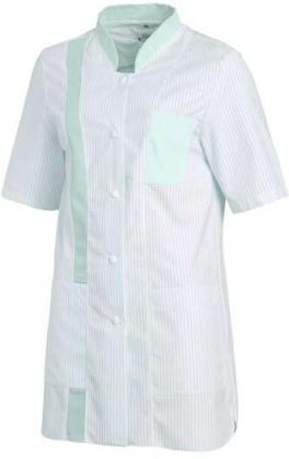 Preview: Leiber Hosenkasack weiß/mint gestreift mit Besatz