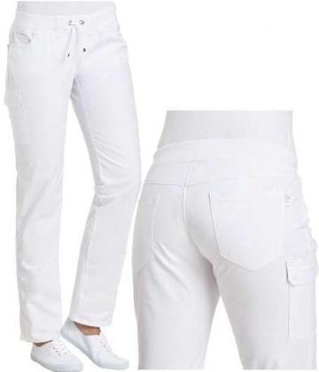 Preview: Leiber Damen Jeans weiß Schlupfhose Five-Pocket
