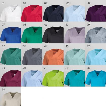 Damen Schlupfkasack farbig kurzarm Leiber