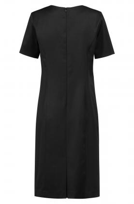 Preview: Damen Etuikleid Greiff Rundhals-Ausschnitt Basic