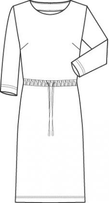 Greiff Kleid Jersey 3/4-Arm Casual Regular Fit