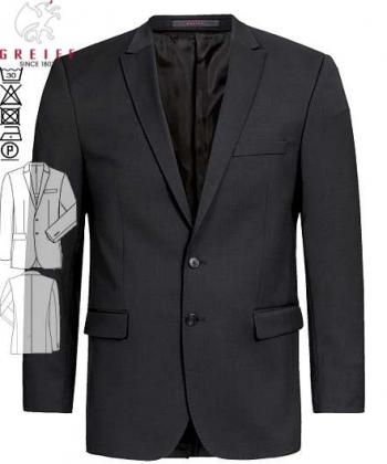 Preview: Herren Sakko schwarz Greiff MODERN