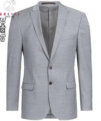 Greiff Herren Sakko hellgrau Slim Fit MODERN