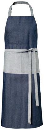 Preview: Latzschürze navy Jeanslook EINZELNa