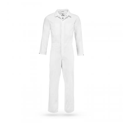 Preview: HACCP Overall, Druckknöpfe, weiß, 1/1 Arm