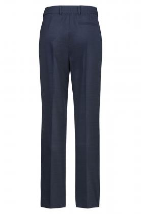 Greiff Damenhose Pinpoint marineblau Modern 37,5° Regular Fit
