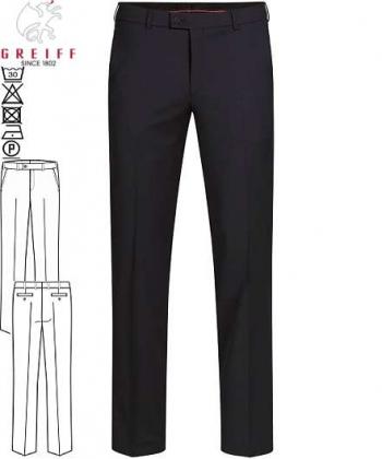 Preview: Greiff Herren-Hose schwarz MODERN