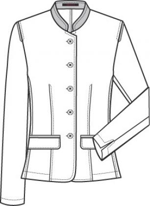 Greiff Damen Blazer Stehkragen Jersey Landhaus 5-Knopf